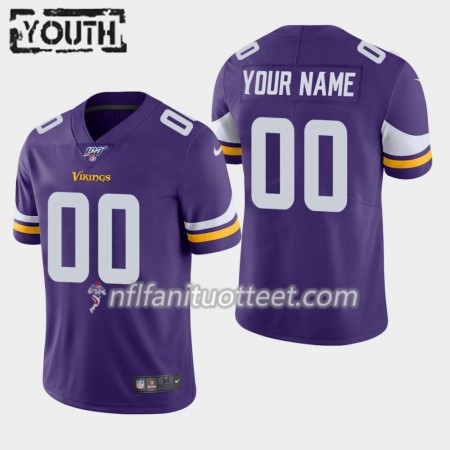 Lasten Minnesota Vikings NFL Pelipaita Custom Nike Violetti I 100th